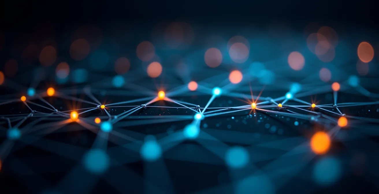 Représentation visuelle abstraite de l'analyse des signaux faibles d'innovation au Québec