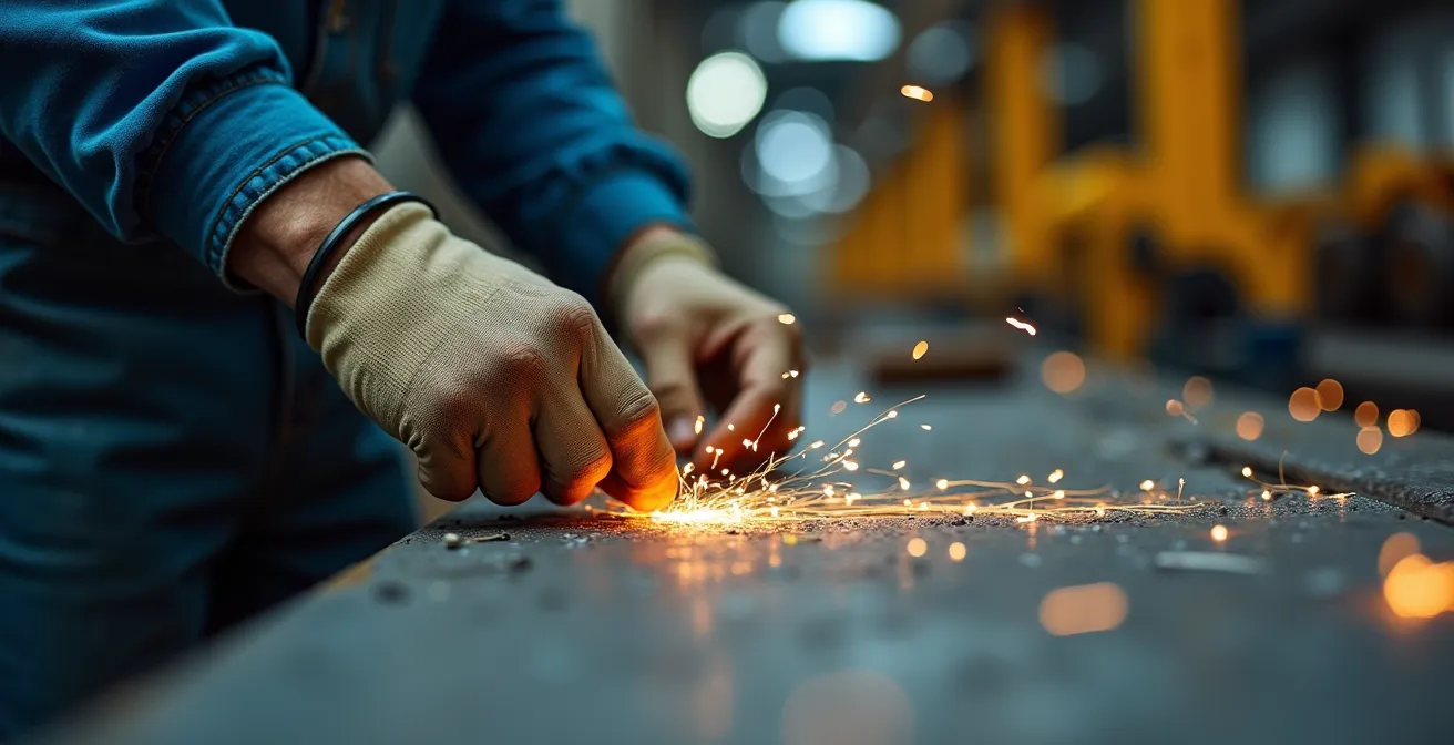 Vue aérienne d'une zone industrielle québécoise en pleine activité